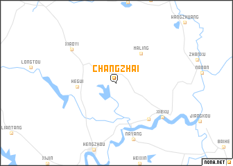 map of Changzhai