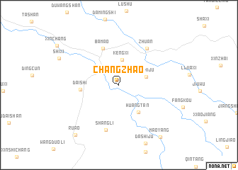 map of Changzhao