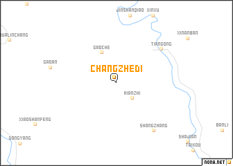 map of Changzhedi