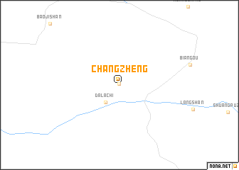 map of Changzheng