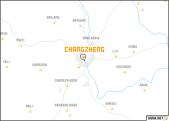 map of Changzheng