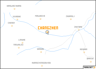 map of Changzhen
