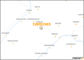 map of Changzhen