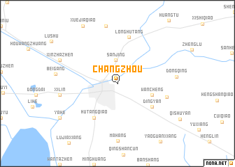 map of Changzhou