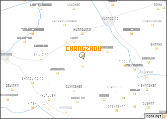 map of Changzhou
