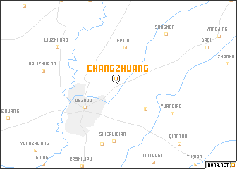 map of Changzhuang