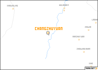 map of Changzhuyuan