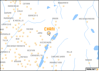 map of Chañi