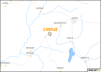 map of Chanjé
