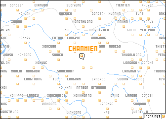 map of Chân Miên