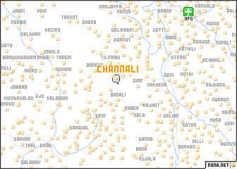 map of Channāli