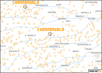 map of Channānwāla