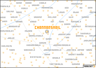 map of Channar Smāil