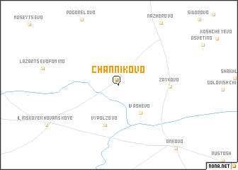 map of Channikovo