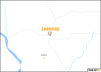 map of Channing