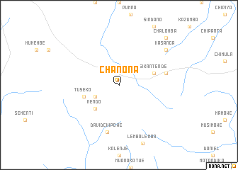 map of Chanona