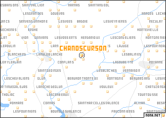 map of Chanos-Curson