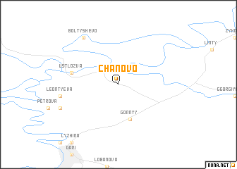 map of Chanovo