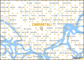 map of Chānpātali