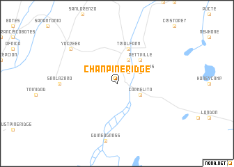 map of Chan Pine Ridge