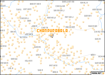 map of Chanpura Bāla