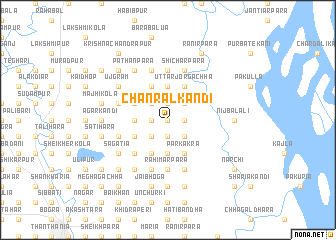 map of Chānrālkāndi