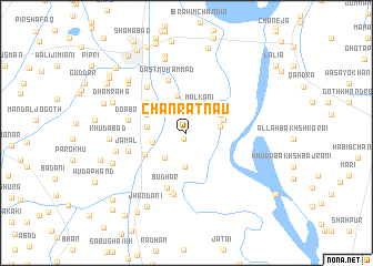 map of Chanrāt Nau