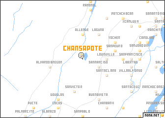 map of Chan Sapote