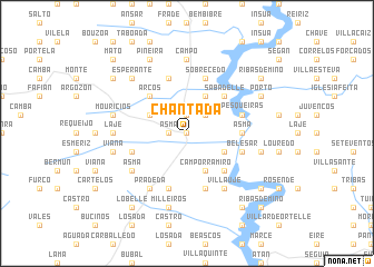 map of Chantada