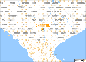 map of Chantal