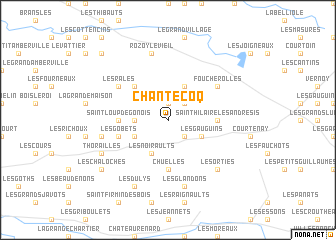 map of Chantecoq