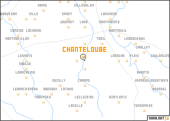 map of Chante Loube