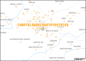 map of Chanteloupe Country Estates