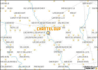 map of Chanteloup