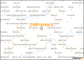 map of Chantepoule