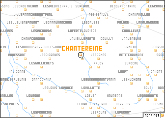 map of Chantereine