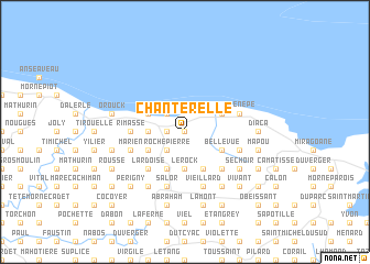 map of Chanterelle