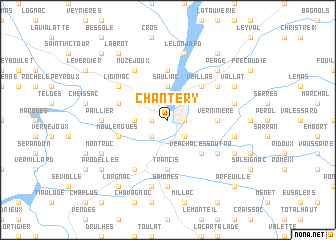 map of Chantery