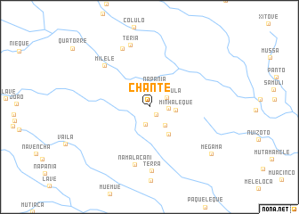 map of Chante