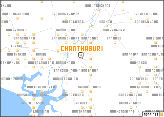 map of Chanthaburi