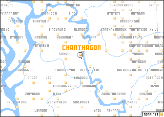 map of Chanthagon