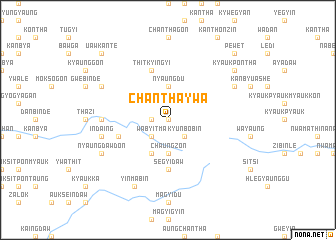 map of Chanthaywa