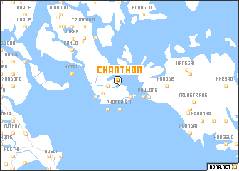 map of Chân Thôn