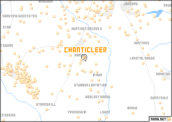 map of Chanticleer