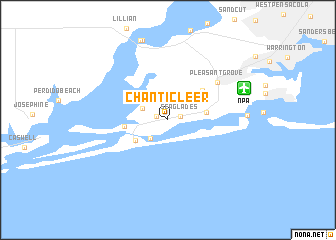 map of Chanticleer