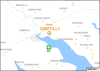 map of Chantilly