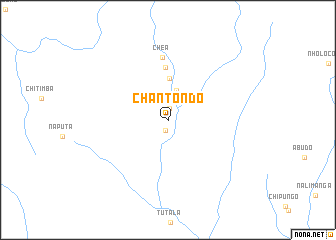 map of Chantondo