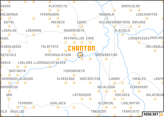 map of Chantón