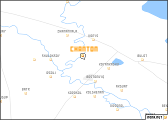 map of Chanton