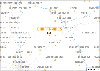 map of Chantraines